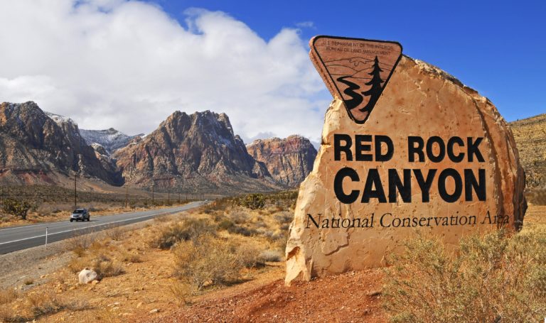 Red Rock Canyon Sign