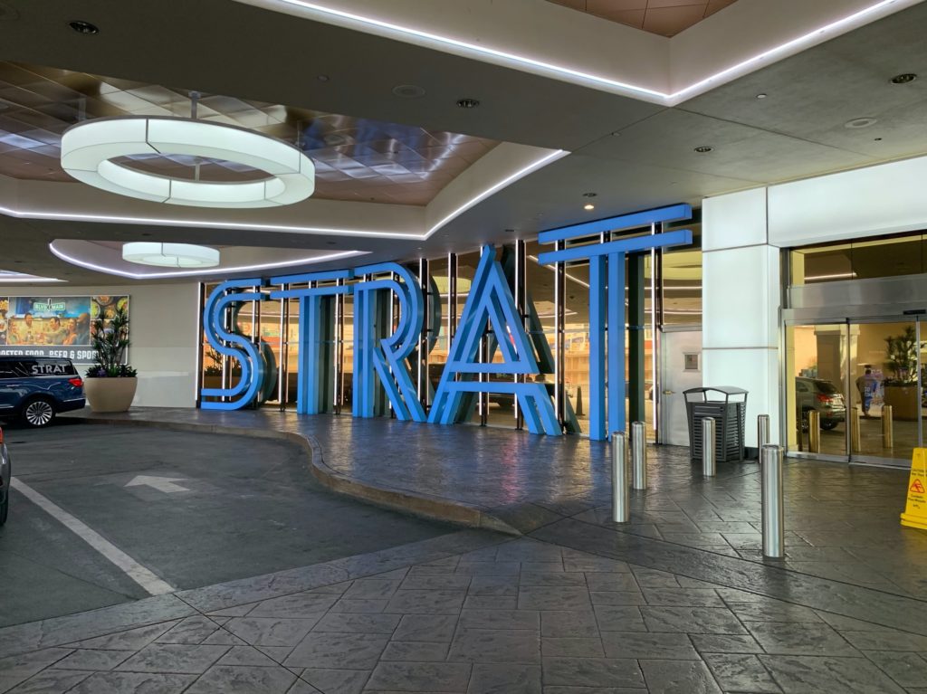 Strat Entrance Las Vegas